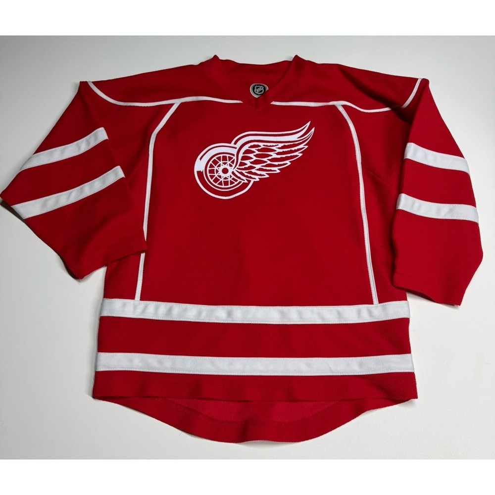 Detroit Red Wings Dylan Larkin 71 red youth Jersey size L 12/14